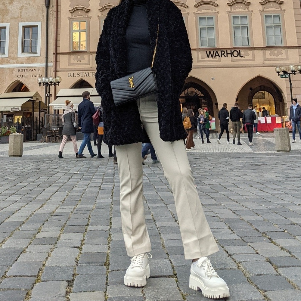 Zara leather pants